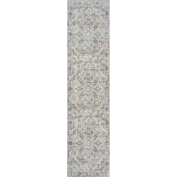 Shaii Global Medallion Low-Pile Machine-Washable Area Rug
